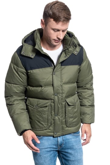 Męska Kurtka Zimowa Lee Puffer Jacket Olive Green L86Nsznx-M LEE