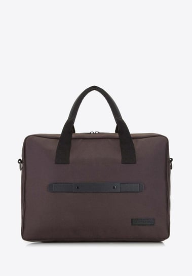 Męska torba na laptopa 15,6” klasyczna brązowo-czarna WITTCHEN