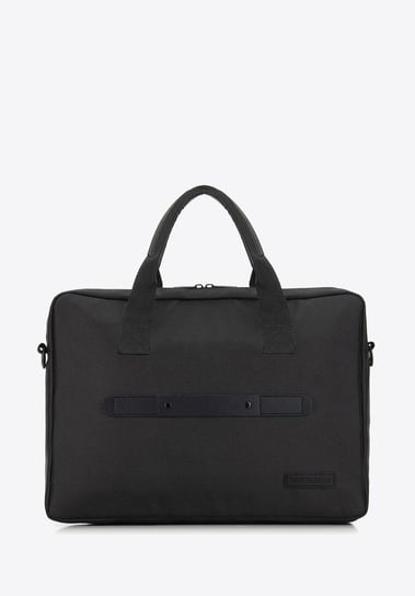 Męska torba na laptopa 15,6” klasyczna czarna WITTCHEN