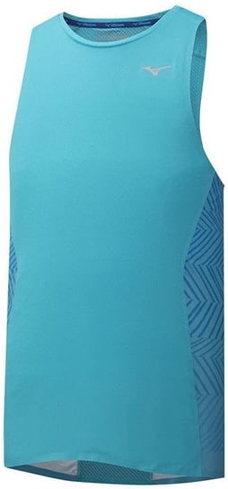 Męski bezrękawnik do biegania Mizuno Aero Tank | NIEBIESKI - Rozmiar XL Mizuno