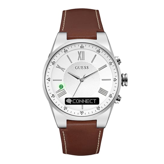 męski GUESS Connect, C0002MB1, brązowy GUESS