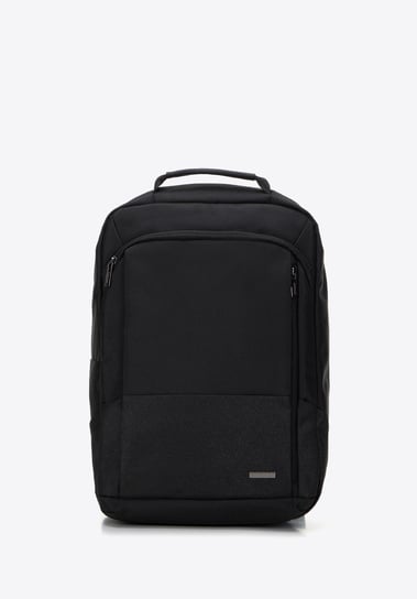 Męski plecak na laptopa 15,6” prosty czarny WITTCHEN