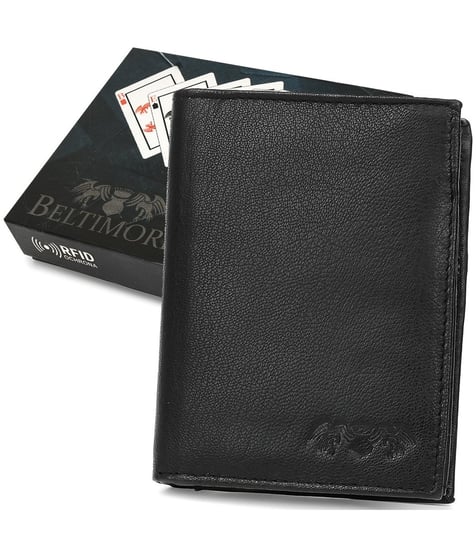 Męski portfel skórzany klasyczny z ochroną kart płatniczych Beltimore G16 Beltimore