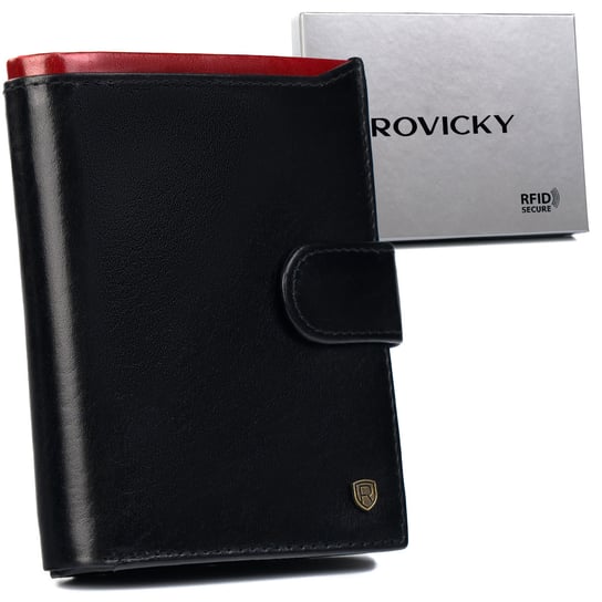 Męski portfel skórzany z RFID Protect Rovicky Rovicky