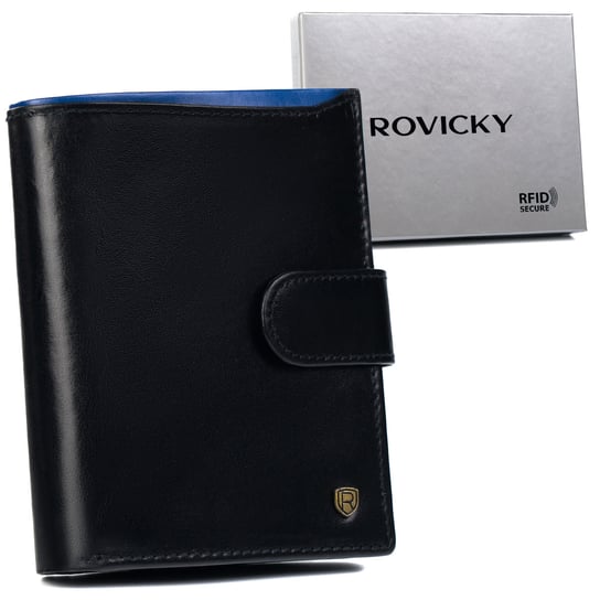 Męski portfel skórzany z RFID Protect Rovicky Rovicky