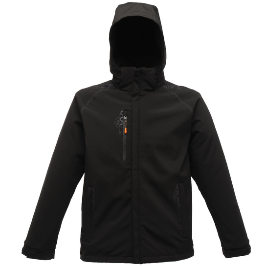Męski Softshell Repeller Professional (3XL / Czarny) REGATTA