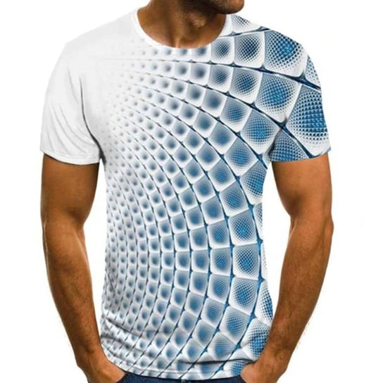 Męski T-shirt koszulka z graficznym wzorem 3D M Inny producent