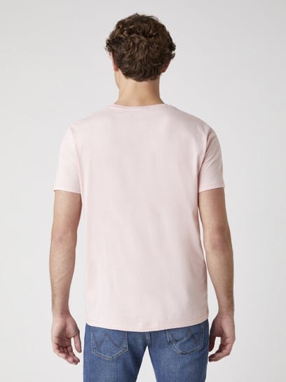 Męski T-Shirt Wrangler Ss Sign Off Tee Silver Pink W7C07D3Tu-2Xl Inna marka