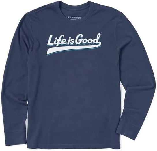 Męski T-shirt z Długim Rękawem "Live Is Good" - Styl i Komfort rozmiar XXL NIKCORP