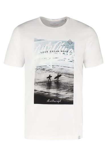 Męski T-Shirt Z Nadrukiem Biały Volcano T-Dream L VOLCANO