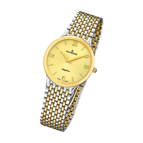 Męski zegarek Candino Classic C4414/2 stal szlachetna srebrny analogowy UC4414/2 Candino