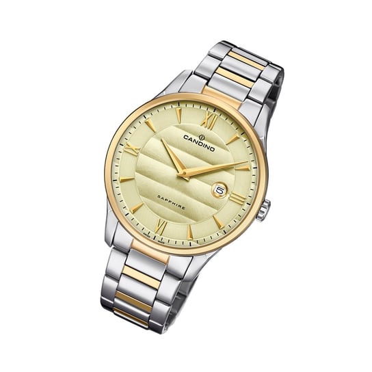Męski zegarek Candino Classic C4639/2 srebrny analogowy zegarek na rękę ze stali szlachetnej UC4639/2 Candino