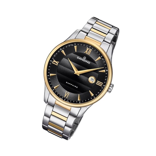 Męski zegarek Candino Classic C4639/4 srebrny analogowy zegarek na rękę ze stali szlachetnej UC4639/4 Candino
