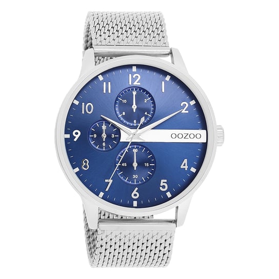 Męski zegarek Oozoo Timepieces analogowy metal srebrny UOC11300 Oozoo