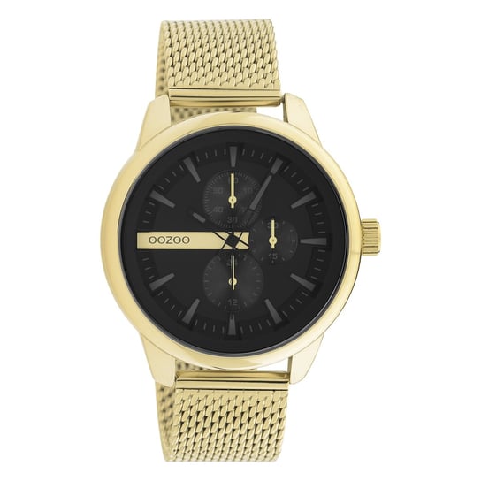 Męski zegarek Oozoo Timepieces C11017 analogowy metalowy złoty UOC11017 Oozoo