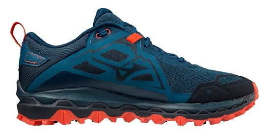 Męskie buty do biegania w terenie Mizuno Wave Mujin 8 | BLUE/ORANGE - Rozmiar EURO 46.5 Mizuno