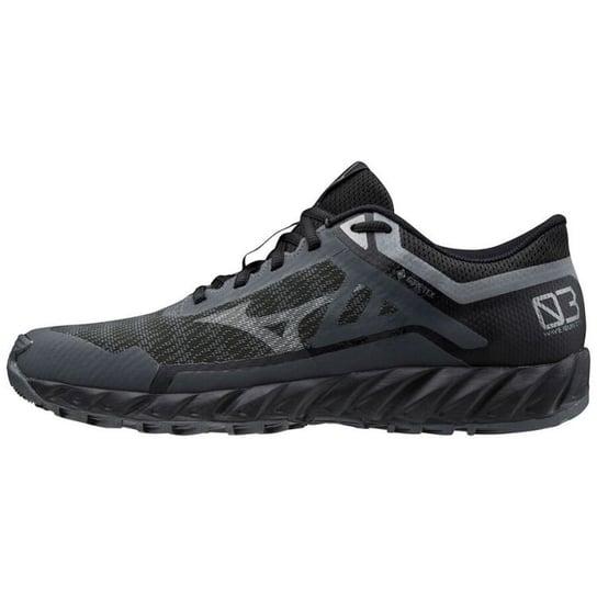 Męskie buty do biegania w terenie  z membraną Gore-Tex Mizuno Wave Ibuki 3 GTX | BLACK -  Rozmiar EURO 42.5 Mizuno