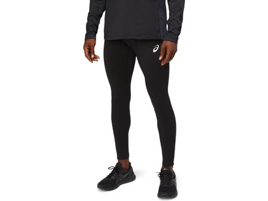Męskie Długie Spodnie Do Biegania Asics Core Winter Tight | Black - Rozmiar M Asics