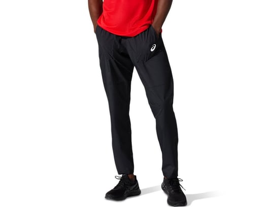 Męskie Długie Spodnie Do Biegania Asics Core Woven Pant | Black - Rozmiar Xxl Asics
