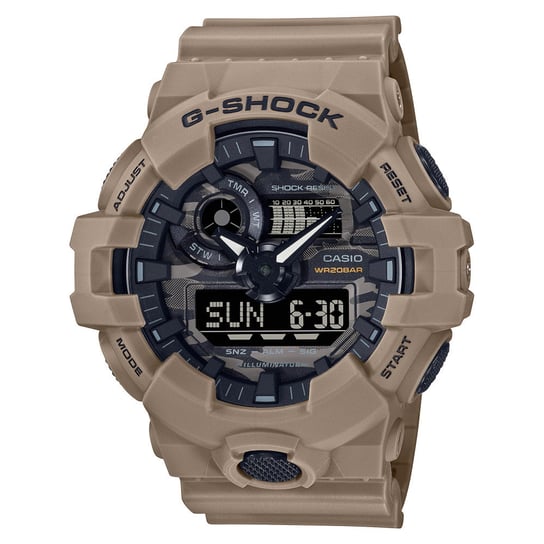 Męskie G-Shock Ga-700Ca-5A - Zegarek Męski G-Shock