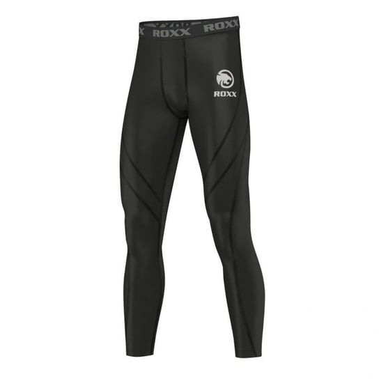 Męskie getry do biegania ROXX Men Compression Trousers | CZARNE L ROXX