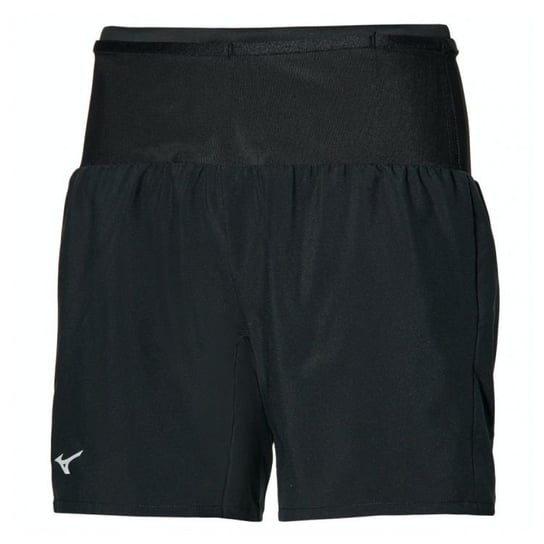 Męskie krótkie spodenki do biegania Mizuno Multi Pocket Shorts | BLACK - Rozmiar M Mizuno