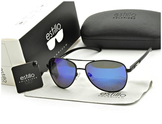 Męskie okulary Pilotki przeciwsłoneczne z polaryzacją EST-608-10-1 Inna marka