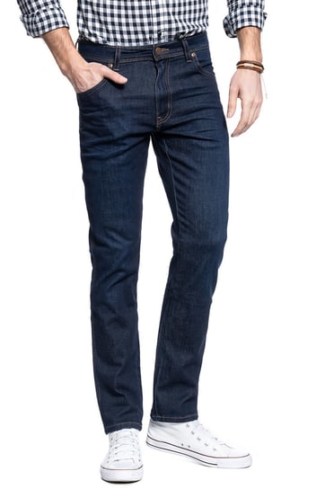 Męskie Spodnie Jeansowe Wrangler Texas Slim Smooth Run W12Sao68P-W30 L32 Inna marka