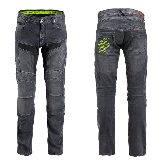 Męskie spodnie jeansy motocyklowe W-TEC Alfred CE, Niebieski, 3XL W-TEC
