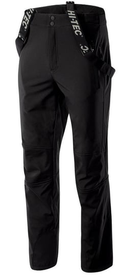 Męskie spodnie softshell HI-TEC Loran, czarny, r. XL Hi-Tec