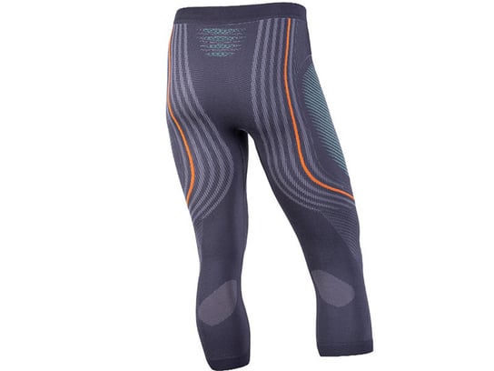 Męskie spodnie termoaktywne UYN 3/4 Evolution UW charcoal/green/orange 2021 UYN