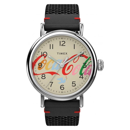 Męskie Timex Lab Archive x Coca-Cola® Unity Collection TW2V26000 - zegarek męski Timex