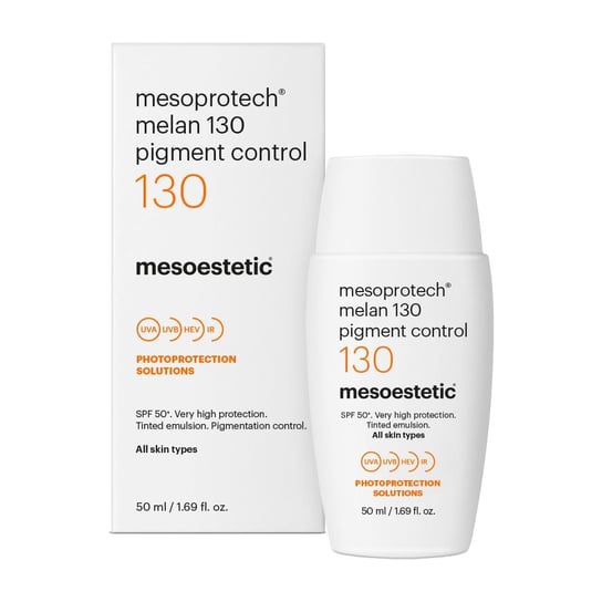 Mesoestetic Mesoprotech Melan 130 Pigment Control, koloryzujący krem ochronny SPF 50, 50ml Mesoestetic