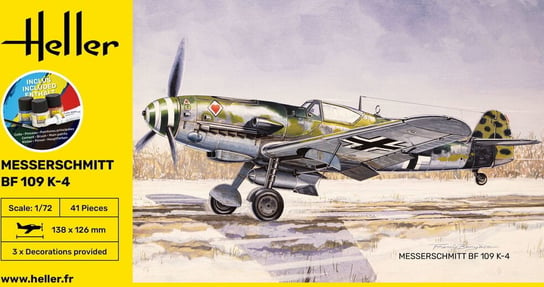 Messerschmitt Bf 109 K-4 Starter Kit 1:72 Heller 56229 Heller