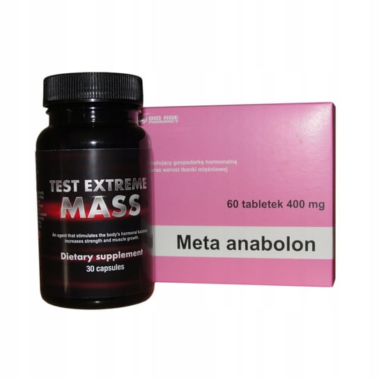 Meta Anabolon + Test Extreme Mass Moc sterydów Noxpharm