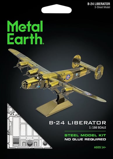 Metal Earth, Bombowiec B-24 Liberator  Metalowy Model Do Składania Fascinations