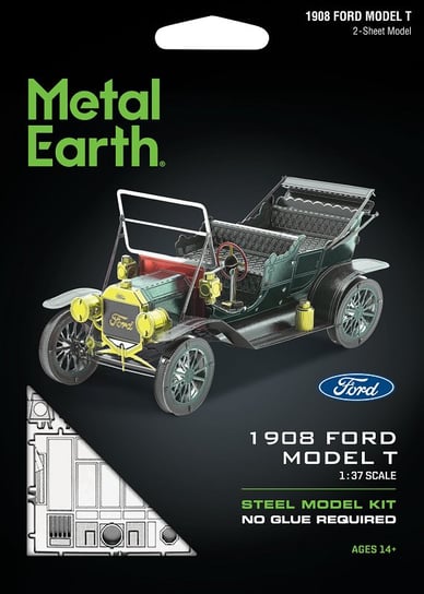 Metal Earth, Ford Model T 1908 r. Dark Green Metalowy model do składania Fascinations