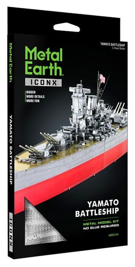 Metal Earth, ICONX Yamato Battleship Pancernik Metalowy Model Do Składania. Fascinations