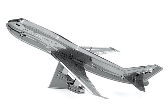 Metal Earth, model do składania Samolot Boeing 747 Commercial Jet Metal Earth
