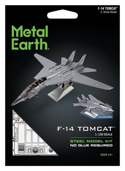 Metal Earth, Myśliwiec F-14 Tomcat Model do składania. Fascinations