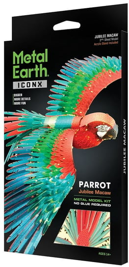 Metal Earth, Papuga Ara Parrot Model do składania Fascinations