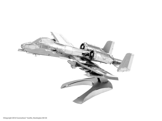 Metal Earth,  Samolot A-10 Warthog Thunderbolt II model do składania Metal Earth