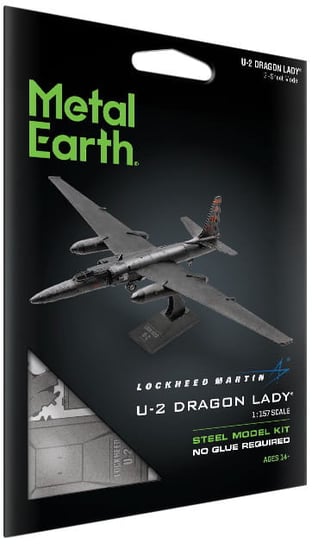 Metal Earth, Samolot U-2 Dragon Lady Metalowy Model Do Składania. Fascinations