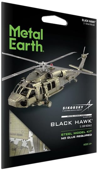 Metal Earth, śmigłowiec  Black Hawk UH-60 Model do składania. Fascinations