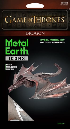 Metal Earth, Smok Dragon GOT Gra o Tron Fascinations