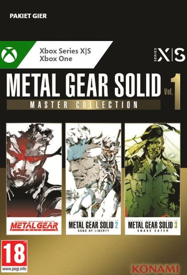 Metal Gear Solid Master Collection Vol.1  Xbox X/S/Xone Microsoft Corporation