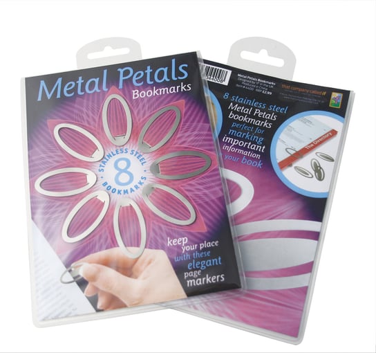 Metal Petals Bookmarks - zestaw 8 metalowych zakładek do książki IF