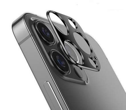 Metal Styling Camera Iphone 12 Pro Max Black Bestphone