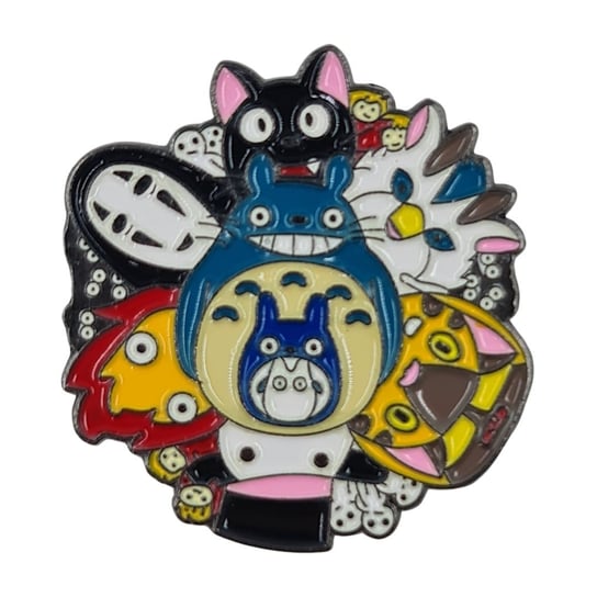 Metalowa Duża Przypinka Totoro Old Japan Anime Inna marka