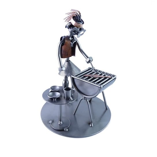 Metalowa figurka kobieta przy Grillu. Prezent dla mistrzyni gotowania Inna marka